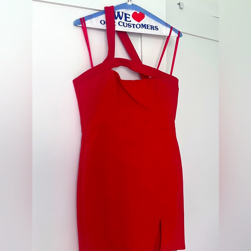 BCBG red dress - one arm (size 8)